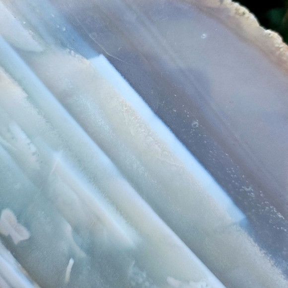 Vintage Gray, Taupe, & Cream Agate Geod From Native American Shop/New Mexico - Picture 8 of 9